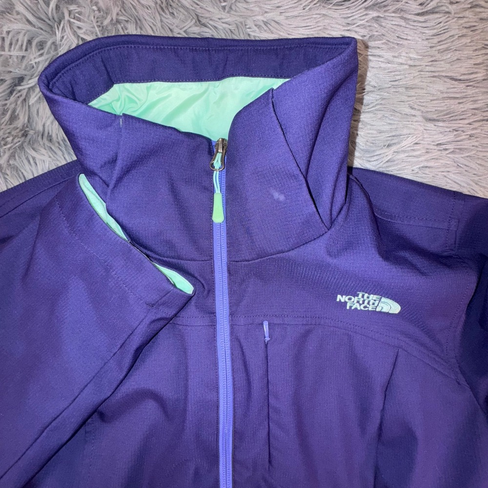 The North Face Apex Elevation‎ Purple Jacket Womens Large Winter Coat Snow Rain - Picture 5 of 16